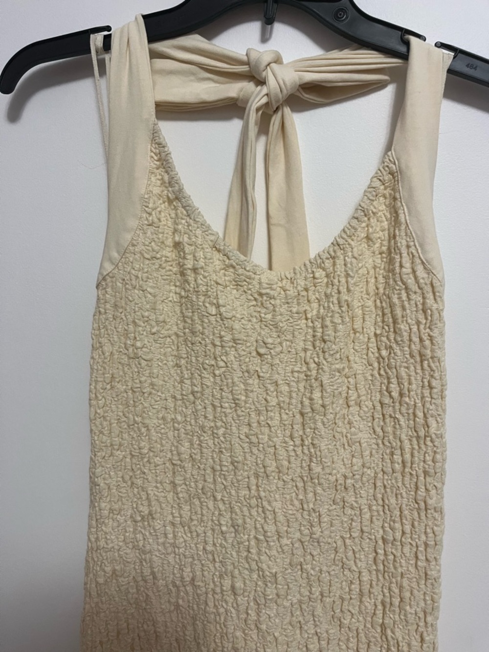 850. FREE PEOPLE Sea Foam Midi Dress in Natural NWOT - Picture 5 of 11